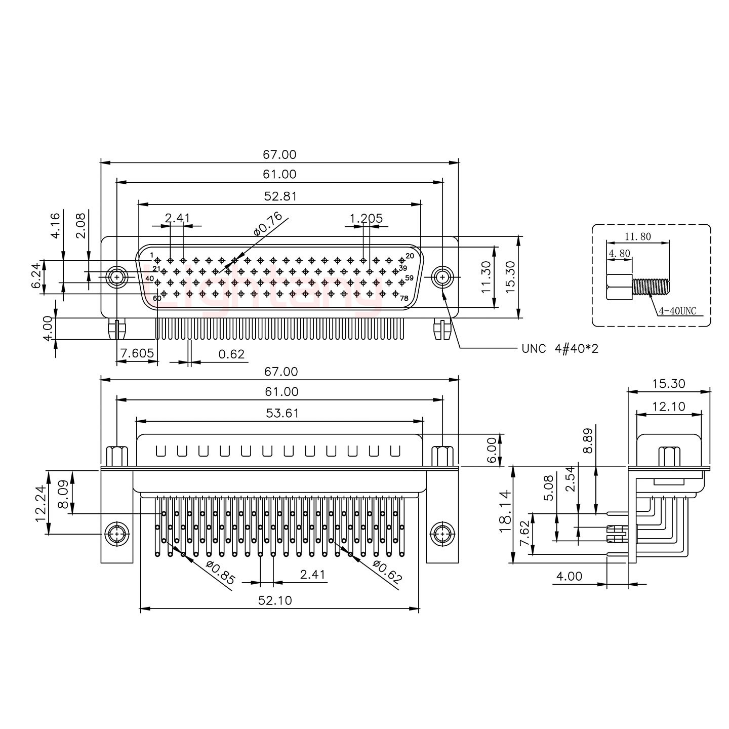 HDR78 公 彎插板8.89 金屬支架12.2 鎖螺絲 車針