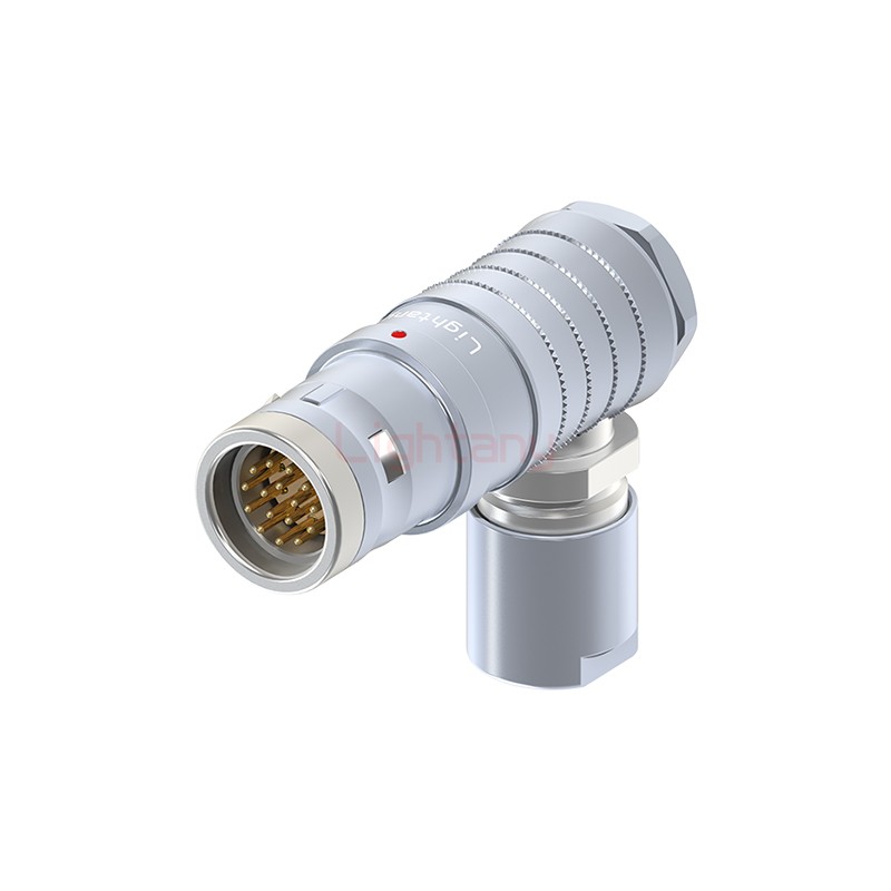 FHG.3K.016.CLAC95推拉自鎖彎式插頭