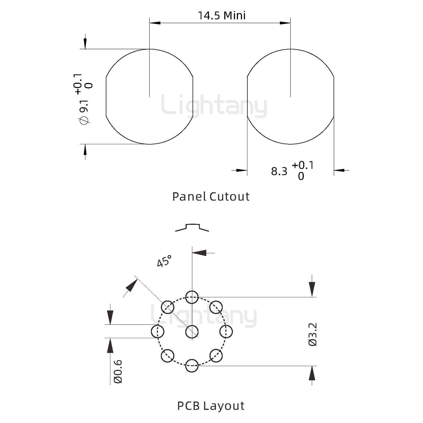 EEG.0B.009.CLN推拉自鎖前螺母插座 直插板