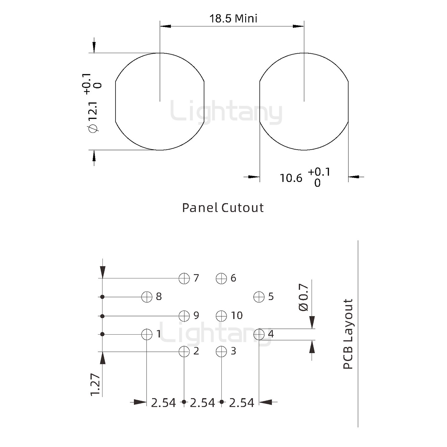 EEG.1B.010.CLV推拉自鎖前螺母插座 彎插板