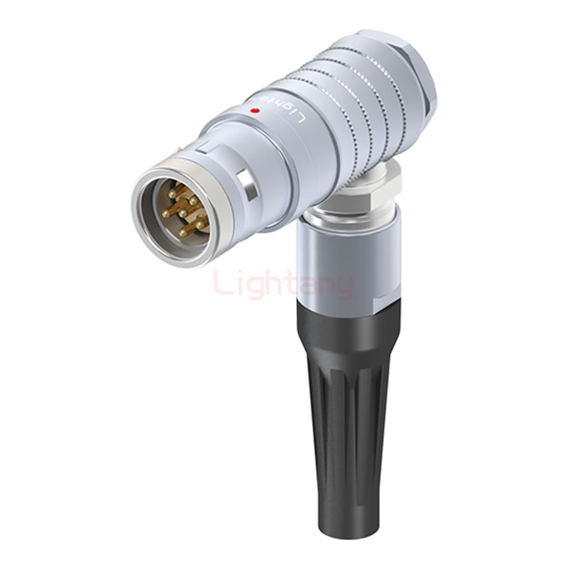 FHG.3K.006.CLAC80Z推拉自鎖帶護(hù)套彎式插頭