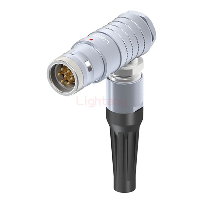 FHG.3K.007.CLAC85Z推拉自鎖帶護套彎式插頭