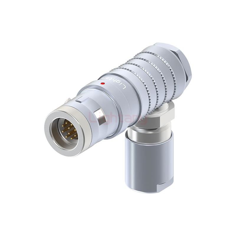 FHG.1K.010.CLAK85推拉自鎖彎式插頭